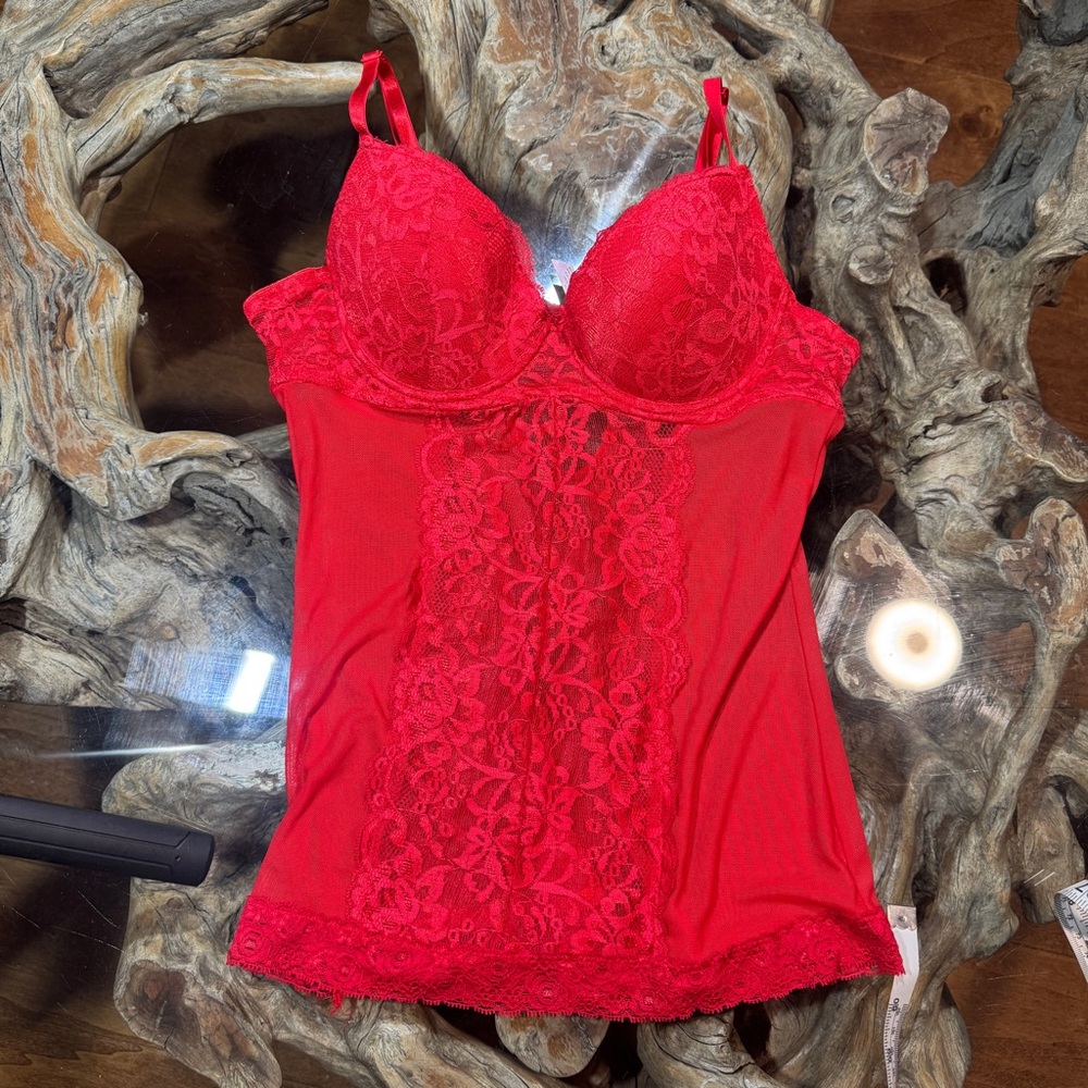 Nature Lace Corset Bra Mesh Tank Top